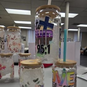 Glass Can Tumblers item