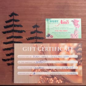 Ruby's Nails Gift Certificate - $20 item