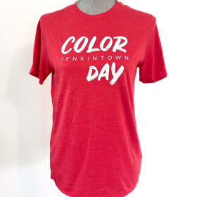 Item #4: Adult Color Day Tee- RED item