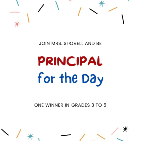 Principal for the Day!! item