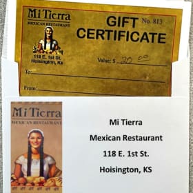 Mi Tierra Gift Certificate by Mi Tierra Rest. - Value $20 item
