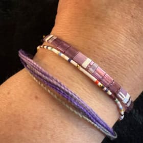 Small Flat Bead Bracelet item