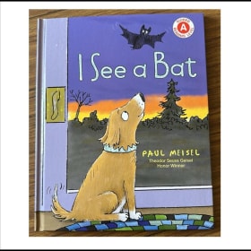 I see a Bat - Children's bk by Hois. Library - Value - $15 item