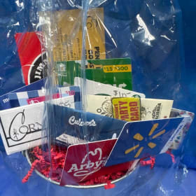 Gift Card Basket.   (B) item