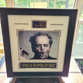Jack Nicholson signed picture item