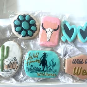 Item 14: 6 Custom Decorated Sugar Cookies item