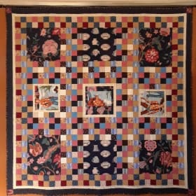 "Tea Boys" Quilt 66x66in item