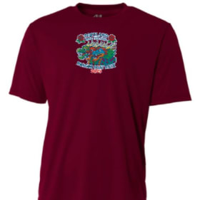 Mens/Unisex Performance T-shirt (Maroon) item
