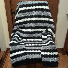 Homemade Crochet Throw item