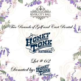 Lot 62 - 2 Golf Rounds @ Honky Tonk National incl cart item
