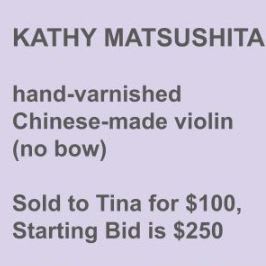 hand-varnished Chinese-made violin item