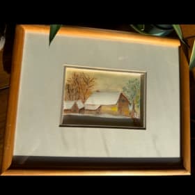 Framed Watercolor Painting item
