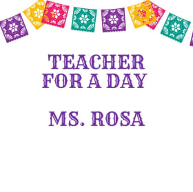 141. Teacher for a Day - Ms. Rosa item