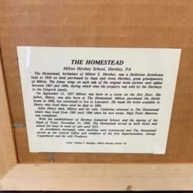 Homestead Framed Pencil Sketch 106/500 item