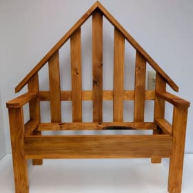 #28 Handmade Wooden Flower Box & Mother Earth Gift Card item