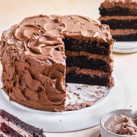 8in Round Chocolate Cake item