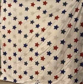 Queen size Handmade Quilt titled "Sound Off!" item