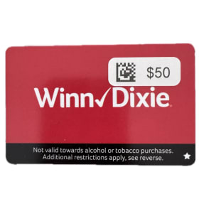 $50 Gift Certificate Winn Dixie item