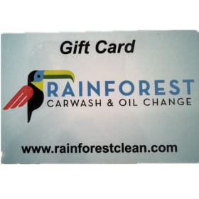 $50 Rainforest Carwash/Oil Change gift certificate item