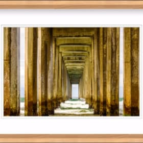 "Scripps Pier San Diego" Framed Original Photo Print item