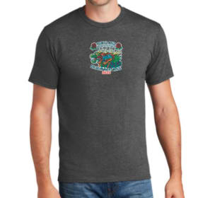 Mens/Unisex Cotton/poly blend t-shirt (dark heather grey) item