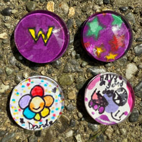 Magnet Art (3 sets of 4), #1--Mrs Nergaard, 4th Grade item