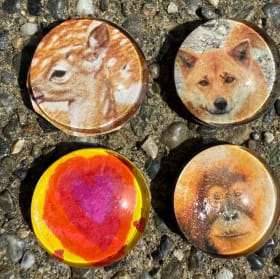 Magnet Art (3 sets of 4), #2--Mrs Nergaard, 4th Grade item