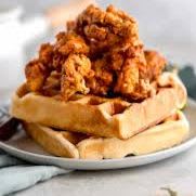 Chicken and Waffles Plate item
