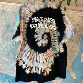 2XL - Black Tie Dye Short Sleeve (042) item