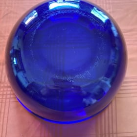 Vintage Large French Cobalt Bowl item
