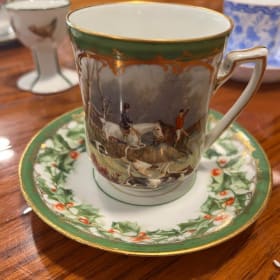 Antique Royal Vienna Demitasse Cup/Saucer item
