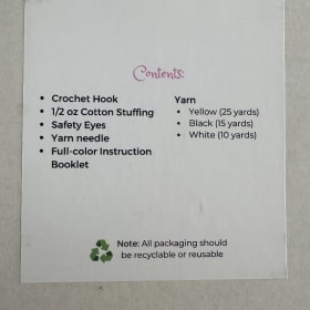 Crochet Amigurumi Bee Kit item