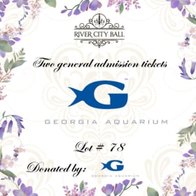 Lot 78 - Two General Admission tickets to Georgia Aquarium item