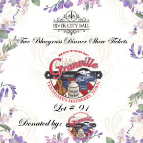 Lot 91 - Two Bluegrass Historic Granville Dinner Show Tix item