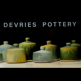 Porcelain Jar by DeVries Pottery item