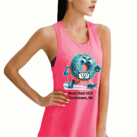 Hot Pink Split Tank-Small item