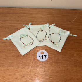 Lot 117 - 3 Beaded bracelets item