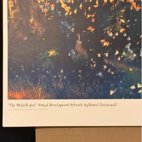 THE WILD ROBOT ART PRINT LIMITED EDITION item
