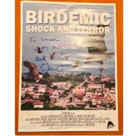 BIRDEMIC POSTER 18x24 INCH SIGNED BY FILMMAKER JAMES NGUYEN item