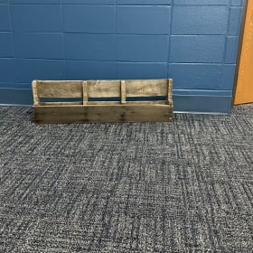 Pallet Shelf/Book Holder item