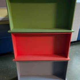 Three Color Three Drawer Shelf item