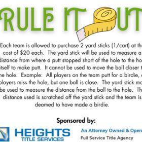 Rule it Out Yard Sticks item