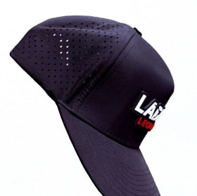 ADULT BLACK HAT WITH RAISED LOGO item