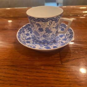 Antique Royal Crown Derby Wilmot Demitasse Cup/Saucer item