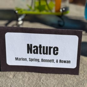 Nature: Marlon, Spring, Bennett, & Rowan mosaic coasters item