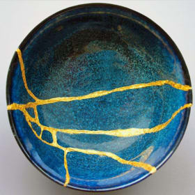 Private Table for Four – Kintsugi Pottery Art Class item