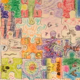 Mrs. Rice's Class Puzzle Art item