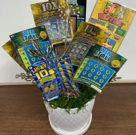 11. Lucky Lottery Bouquet – Valued at $45 or millions! item