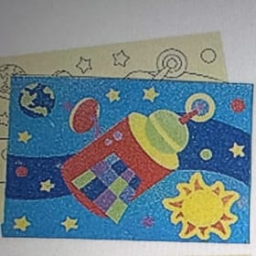 Space Art with the 2nd Grade Team - Mrs. Fox's class item