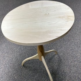 35. Handmade Pedestal Table –  Value $300 item